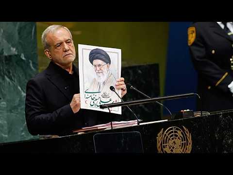 Pezeshkian tells UN Iran will not be bullied but will negotiate
