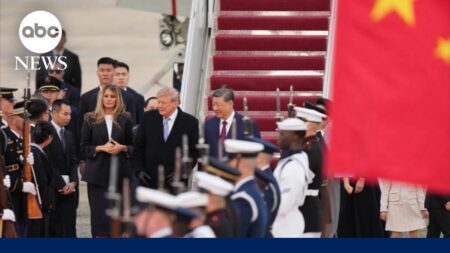 Trump greets China’s President Xi Jinping for high-stakes summit