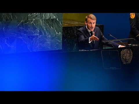 Israel denounces ‘grotesque absurdity’ of French president’s remarks on West Bank at UN
