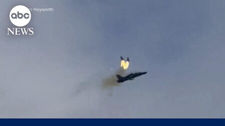 Pilots eject as military jet crashes