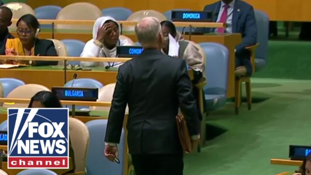 US delegation WALKS OUT during Iranian president’s address to UN
