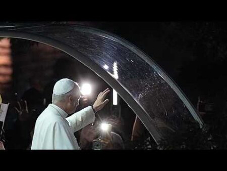 Pope Leo arrives in Lourdes for second leg of France visit after historic Paris crowds