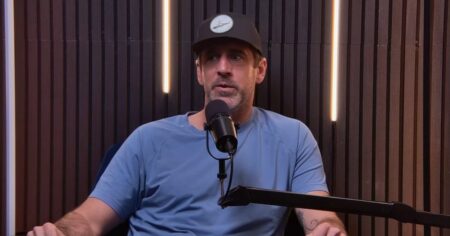 Aaron Rodgers Addresses Speculation That He’s a Trump Supporter, Calls Joe Biden an ‘Old Bag of Bones’