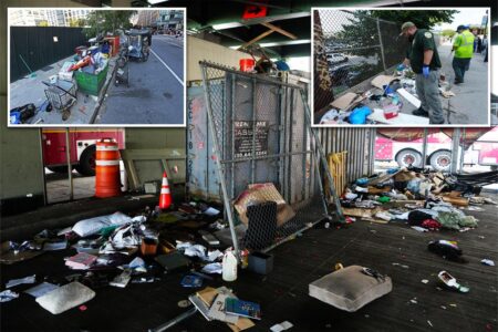 Homeless woman tries to torch $250K Mercedes as new NYC camp turns ‘dangerous’: business owner