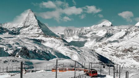 Explore Swiss Alpine beauty on this magical winter rail trip