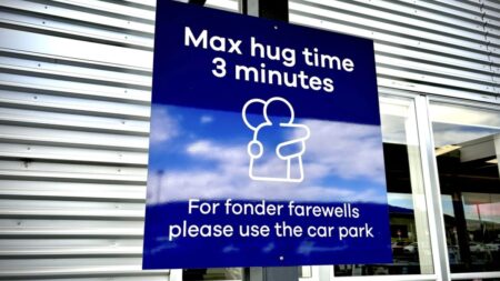 Is this airport’s 3-minute limit on goodbye hugs ‘inhumane’?