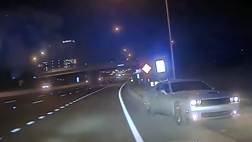 WATCH: Video shows driver striking Nashville police car during traffic stop