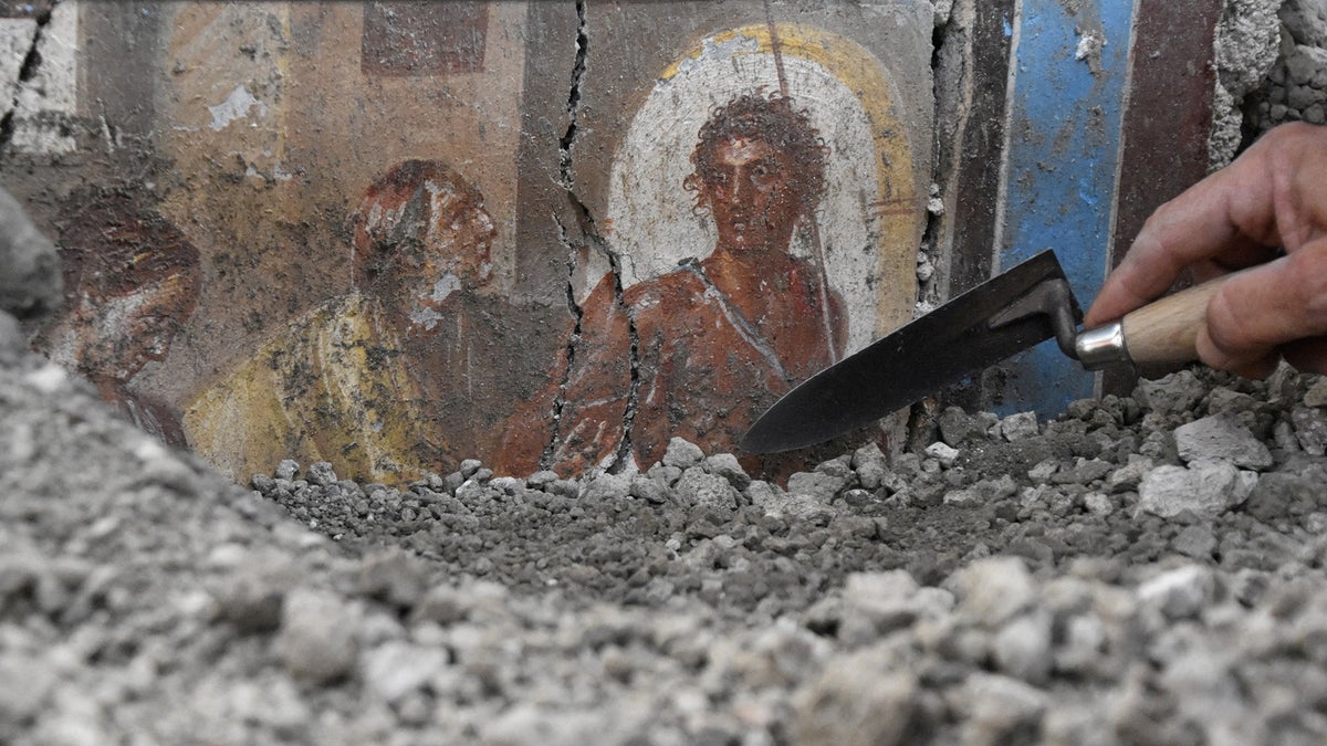 Researchers came across a little house during excavation work in the ancient city of Pompeii, Italy