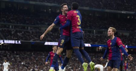 Real Madrid 0-4 Barcelona: Barca thrash rivals to move six points clear at top of Liga