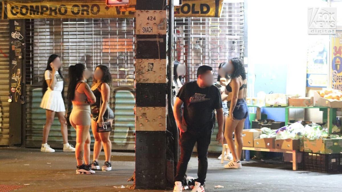 Prostitutes at work in Queens, New York City