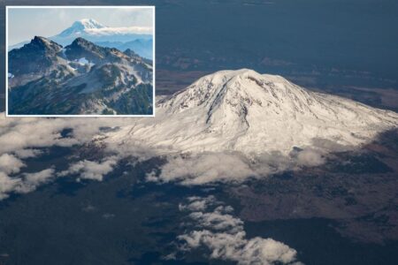 ‘High threat’ volcano in Washington state rumbling at record rate, prompting alert from geologists