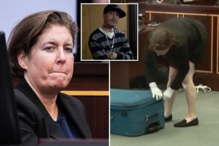 Accused murderer Sarah Boone says it was ‘funny’ when she zipped boyfriend in suitcase – but claims she only left him in it as feared his abuse