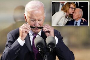 Biden suggests very alive former Rep. Gabby Giffords is dead after bizarre remark: ‘Nothing wrong with me’