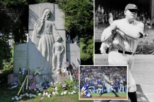 Yankees fans leave ‘offerings’ at Babe Ruth’s grave, hope for World Series spark: ‘I could wake the spirits’