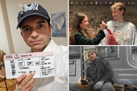 These New Yorkers are dressing up as Eric Adams, MTA ads and other NYC lore for Halloween