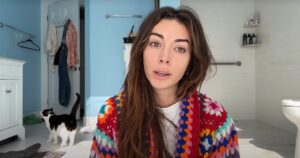 Brianna Chickenfry’s Colorful Breakup Crochet Robe Goes Viral and Sells Out