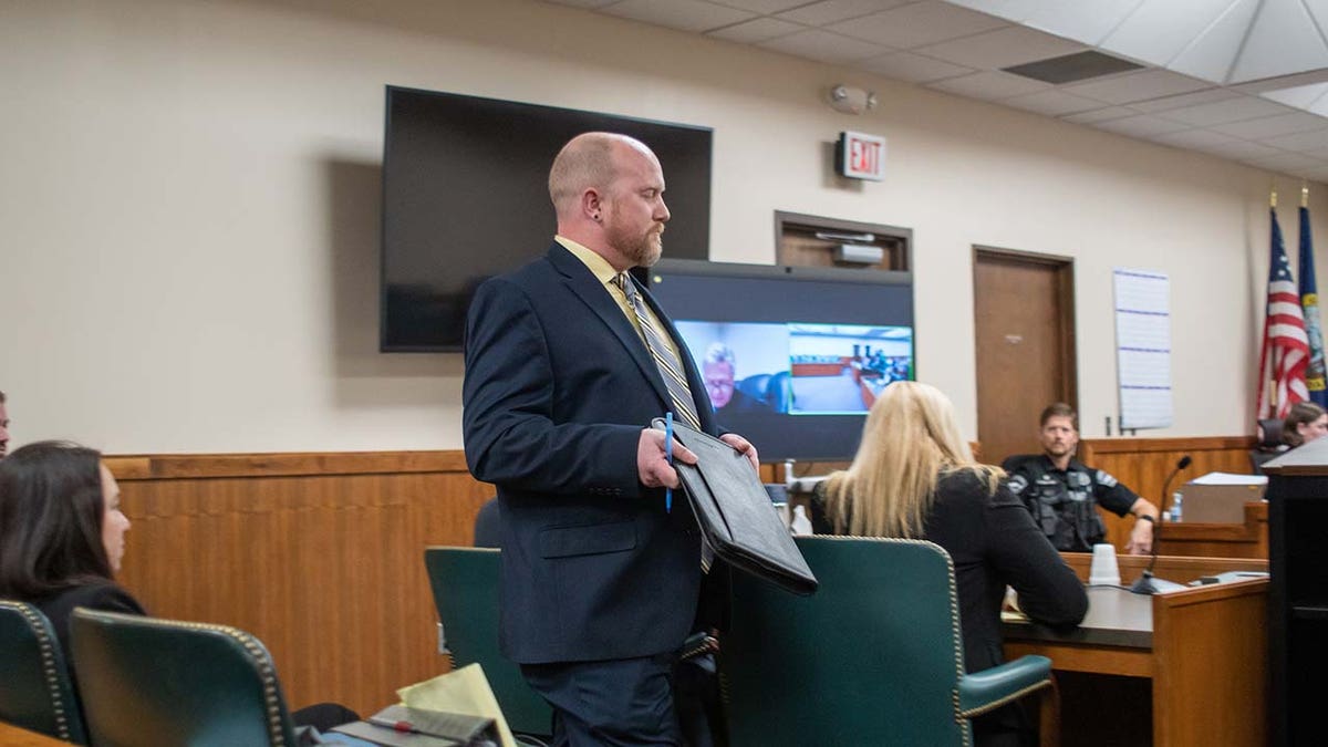 Jay Logsdon, Bryan Kohberger’s attorney, presents oral arguments in court in Moscow, Idaho