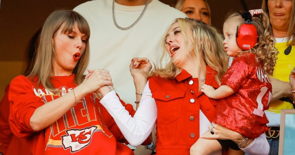 Taylor Swift and Brittany Mahomes Hang in Private Suite at Chiefs vs. Buccaneers Game