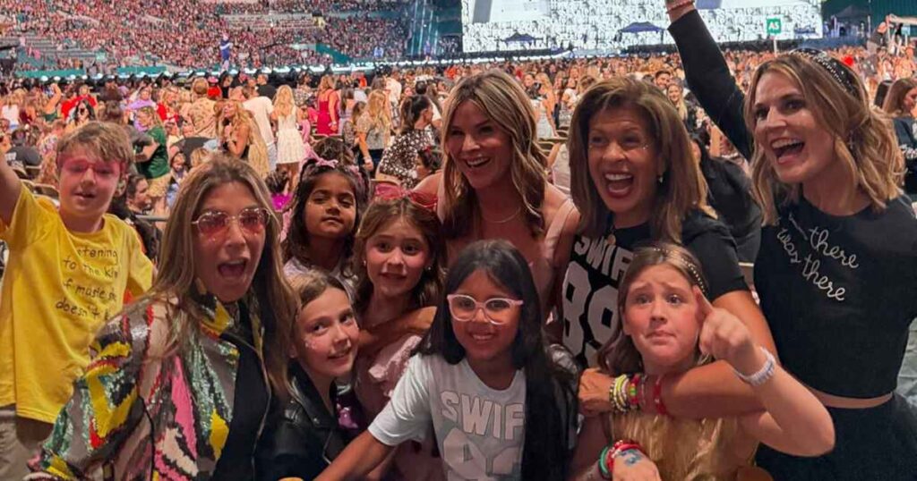 Hoda Kotb, Savannah Guthrie and Jenna Bush Hager Bring Their Kids to Taylor Swift’s Miami Concert