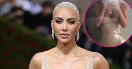 Kim Kardashian Turns 44 in a Provocative Dress She Calls Her ‘Birthday Suit’