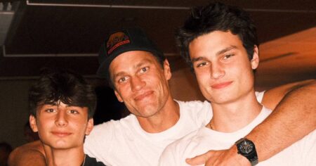 Tom Brady Has ‘Boys Night’ With Sons Jack and Benjamin at Taylor Swift’s 1st Miami Concert