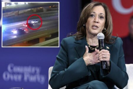 Accused drunk, wrong-way driver almost hits Kamala Harris’ motorcade in Milwaukee: shocking video