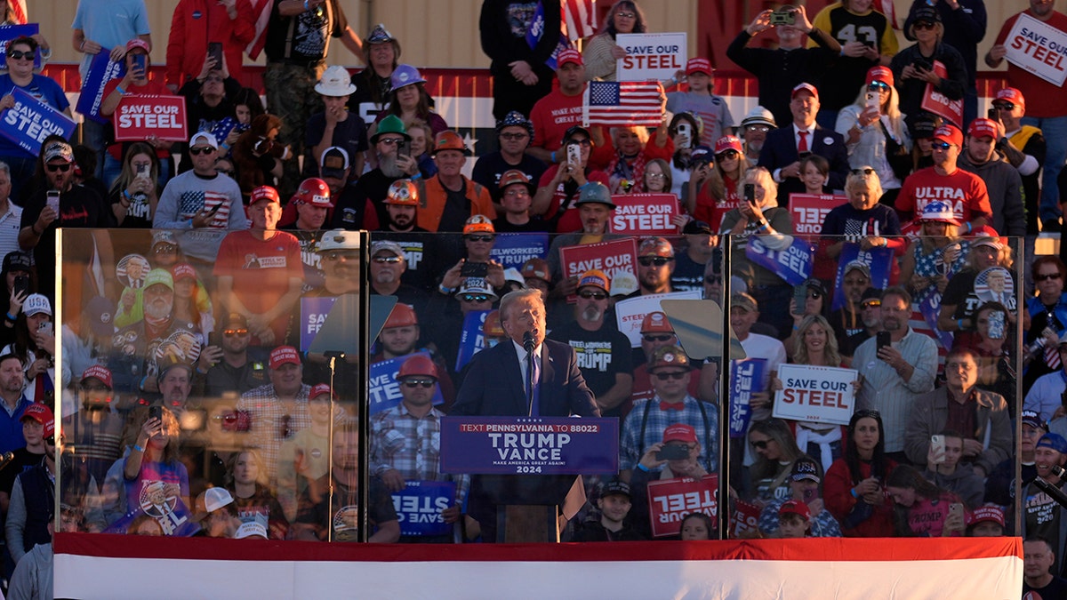 Donald Trump rally in Latrobe, Pennsylvania