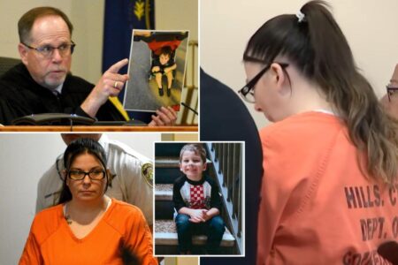 New Hampshire mother who beat and starved her 5-year-old son to death weeps as she’s sentenced to over 50 years in prison