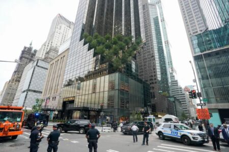 Man injured jumping from 2nd-floor lobby of Trump Tower: cops