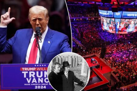 Trump muses on whether his father is in Heaven at packed MSG rally: ‘I’m not 100% sure’