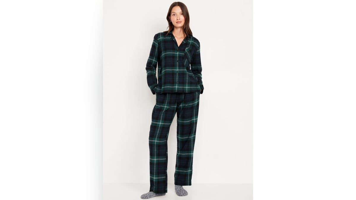 Pajama sets are cute and cozy, great for nights in. 