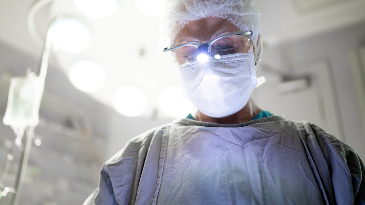 Surgeon in operating room