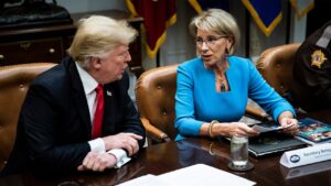 Trump’s former Education secretary says she is ‘very open’ to discussion about returning to previous post