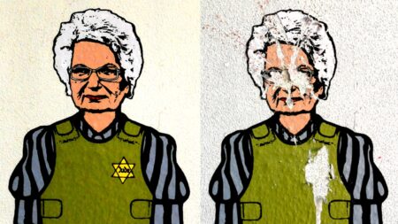 Italian mural of Holocaust survivors defaced in act of antisemitism: ‘Damages walls but not history’