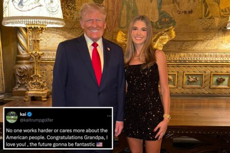 Donald Trump’s granddaughter Kai congratulates him over election win: ‘The future gonna be fantastic’