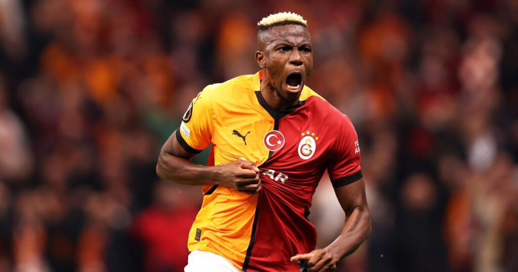 Galatasaray 3-2 Tottenham: Victor Osimhen punishes sloppy 10-man Spurs as Turkish giants triumph in UEFA Europa League