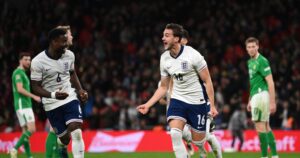 England 5-0 Republic of Ireland: Three Lions seal promotion to UEFA Nations League top tier with thumping win