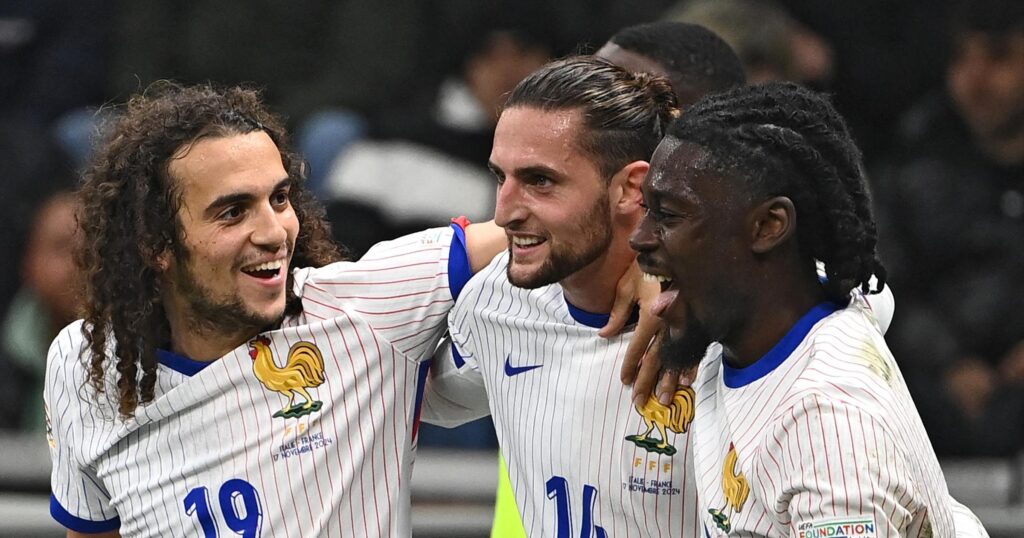 Italy 1-3 France – Les Bleus win to snatch top spot in UEFA Nations League group from Azzurri