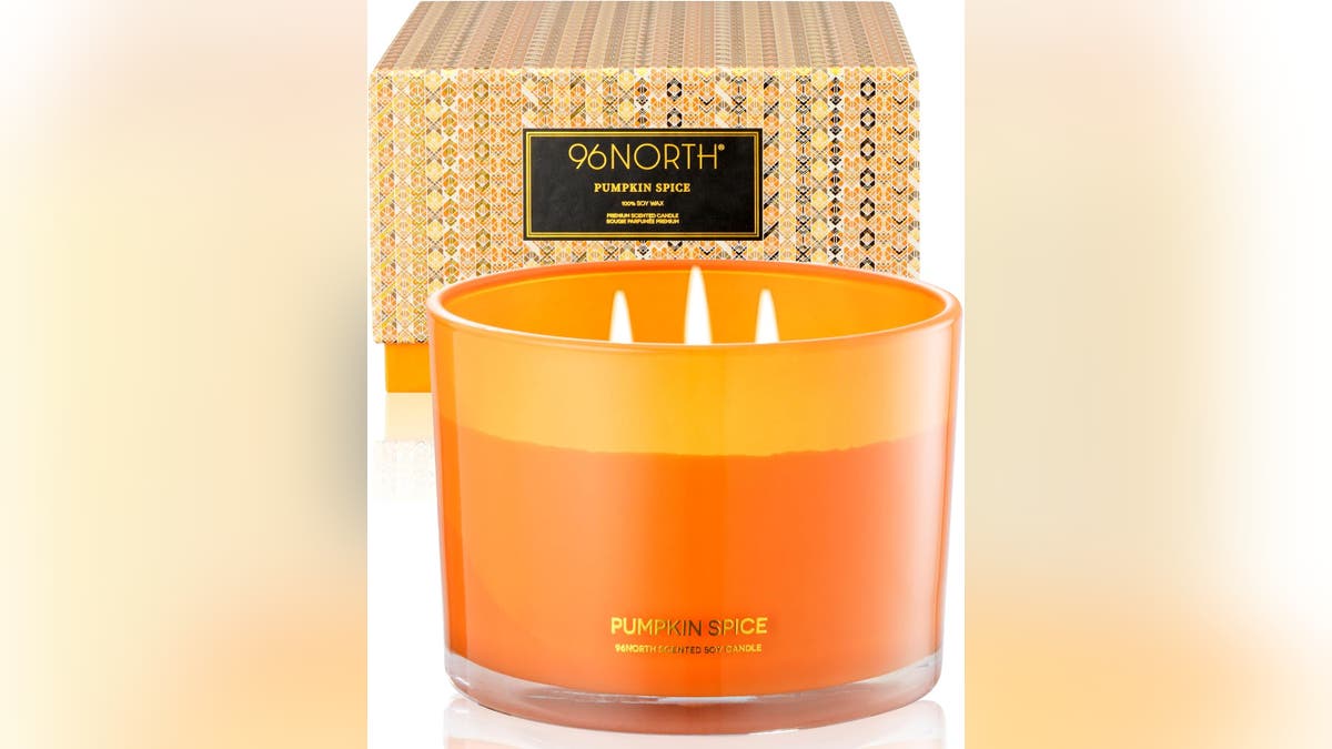 A pumpkin spice candle is the perfect way to usher in the signature scent of fall. 