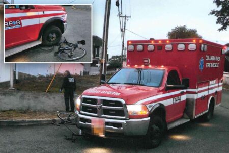 Ambulance hits Oregon cyclist then charges him nearly K for a ride to the hospital: lawsuit