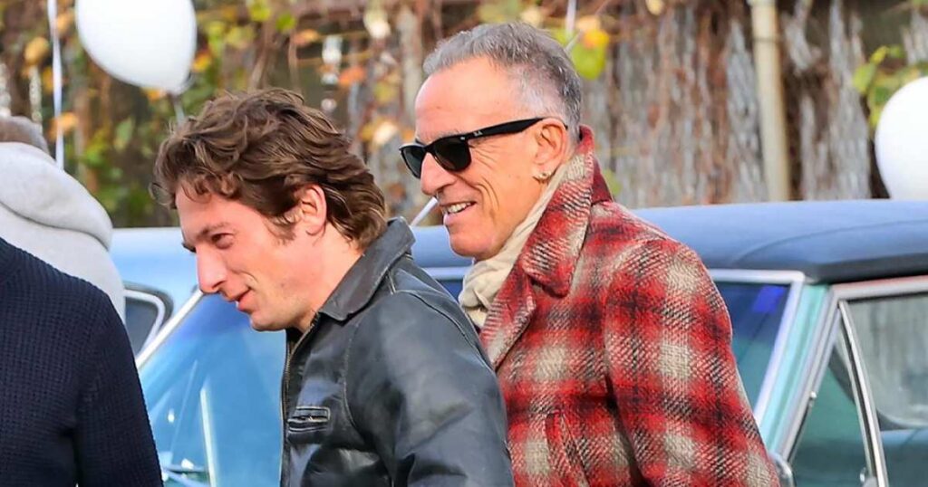 Bruce Springsteen Visits Jeremy Allen White on Set of ‘Deliver Me From Nowhere’ Biopic