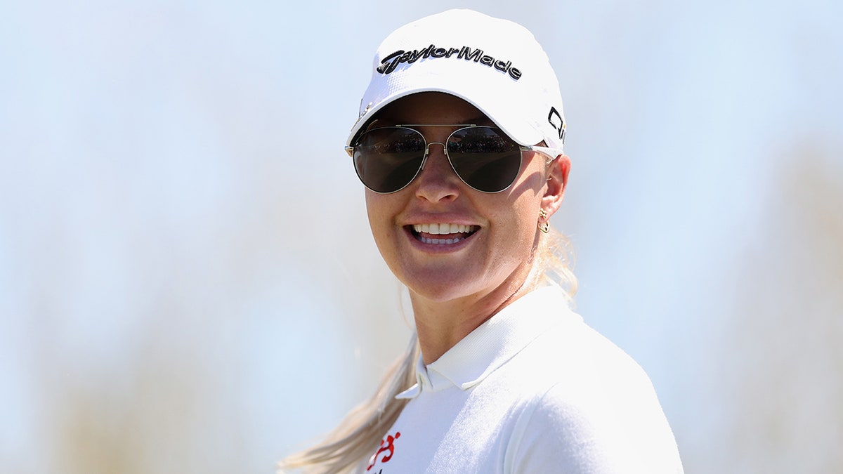 Charley Hull smiles