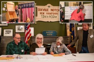 Trump, Harris split 6 votes cast in Dixville Notch, NH as Election Day kicks off