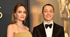 Angelina Jolie Beams With Pride Beside Son Knox in Rare Outing Together at Governors Awards