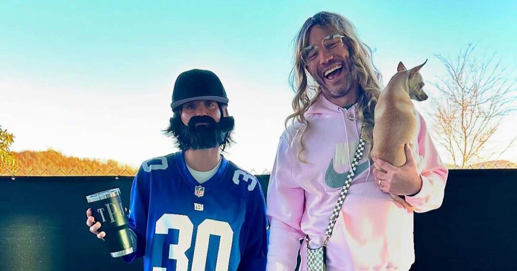 Kaley Cuoco and Fiance Tom Pelphrey Masterfully Dress Up as Each Other for Halloween