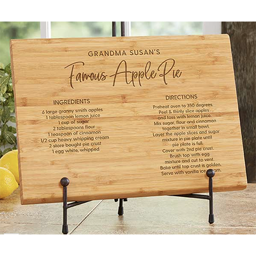 Personalization Mall Family Recipe Cutting Board