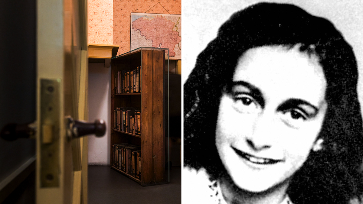 anne frank annex exhibit split