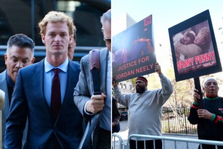 Fiery testimony and protests erupt on day three of Daniel Penny trial: ‘F–k your rules!’