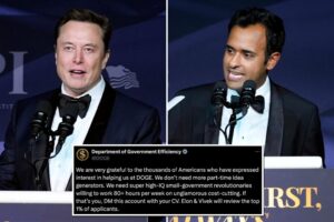 Elon Musk, Vivek Ramaswamy start recruiting for new Department of Government Efficiency — but there’s a catch