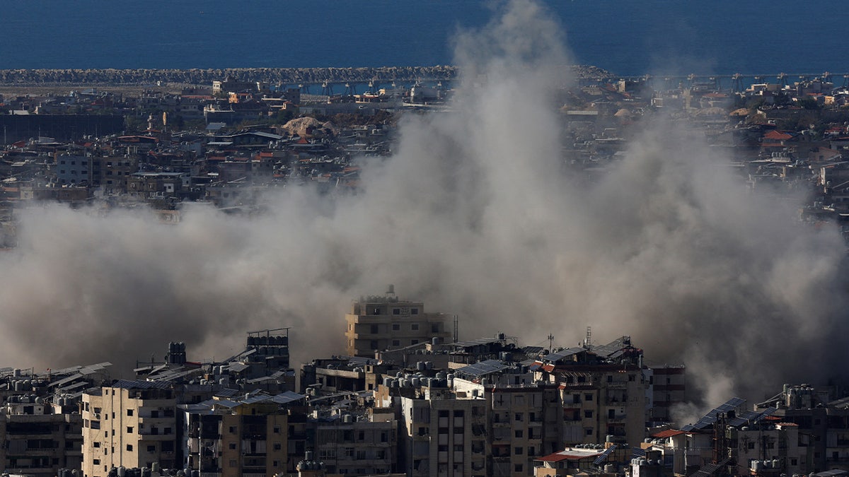 strikes in Beirut